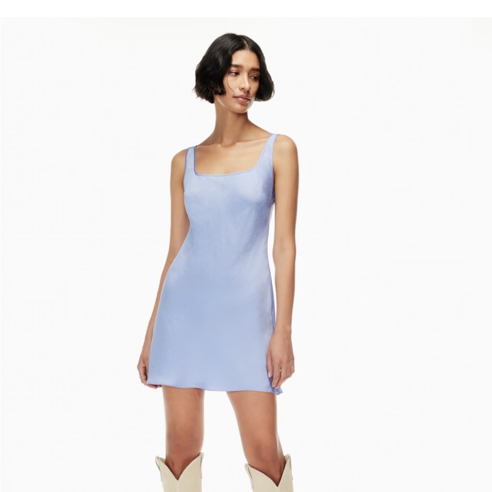 Aritzia Wilfred mini silk dress - Tryst Dress